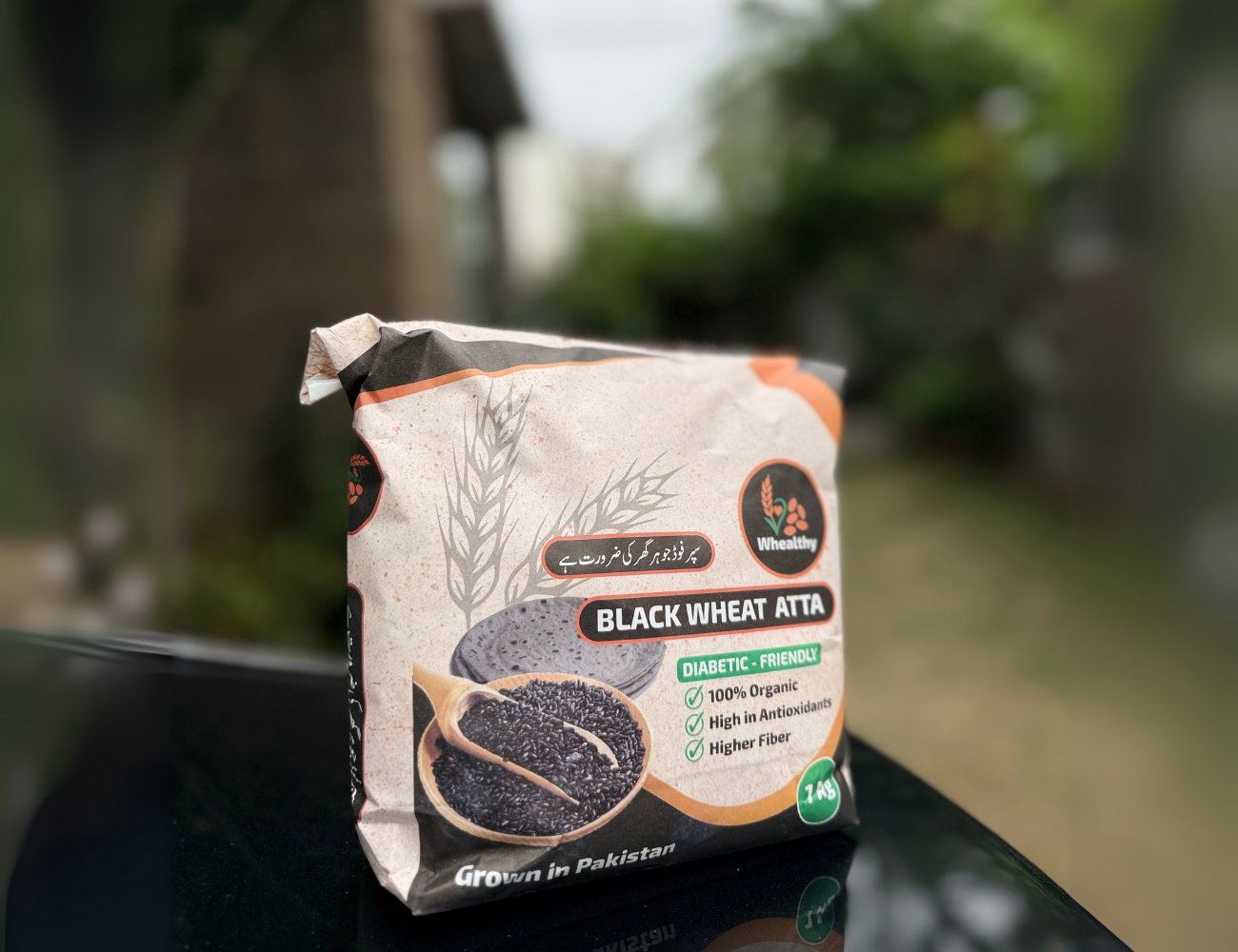 Black Wheat Atta – 100% Natural, High Fiber, and Easy to Digest